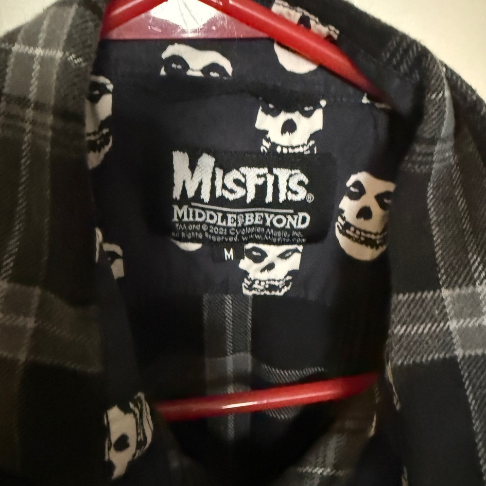 Black and Gray Plaid Men's Shirt